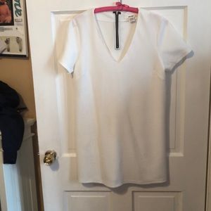 V neck t shirt dress